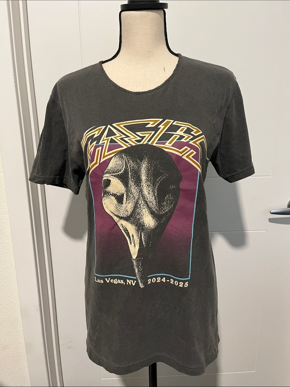 Eagles Band Graphic Distressed Black Graphic Las Vegas NV Sphere 2024-2025
